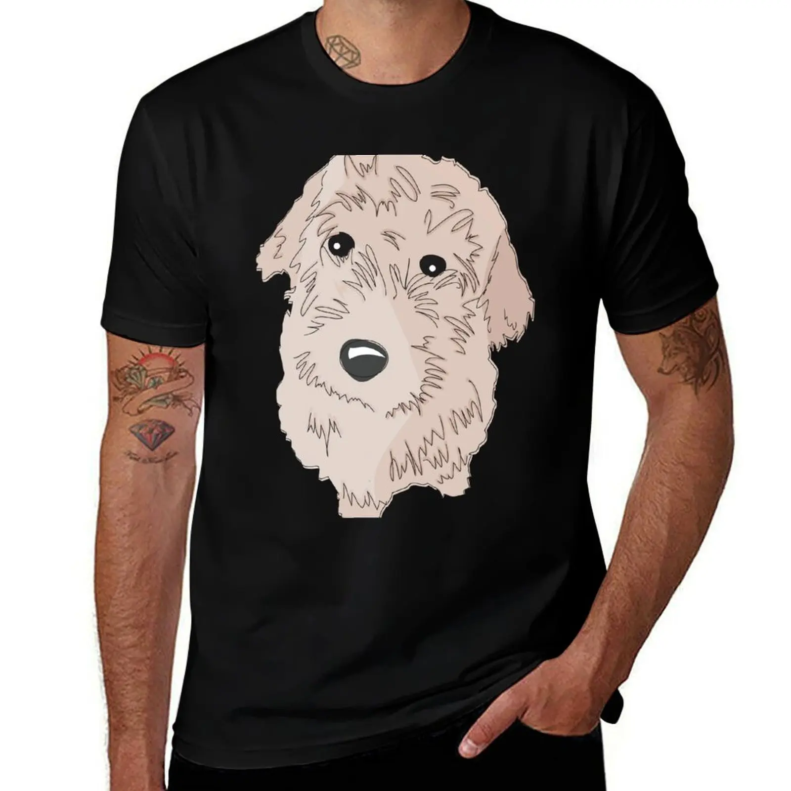 golden doodle T-Shirt Daily Wear Print T-Shirt