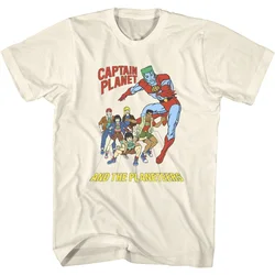 T-shirt Captain Planet And The Planeteers