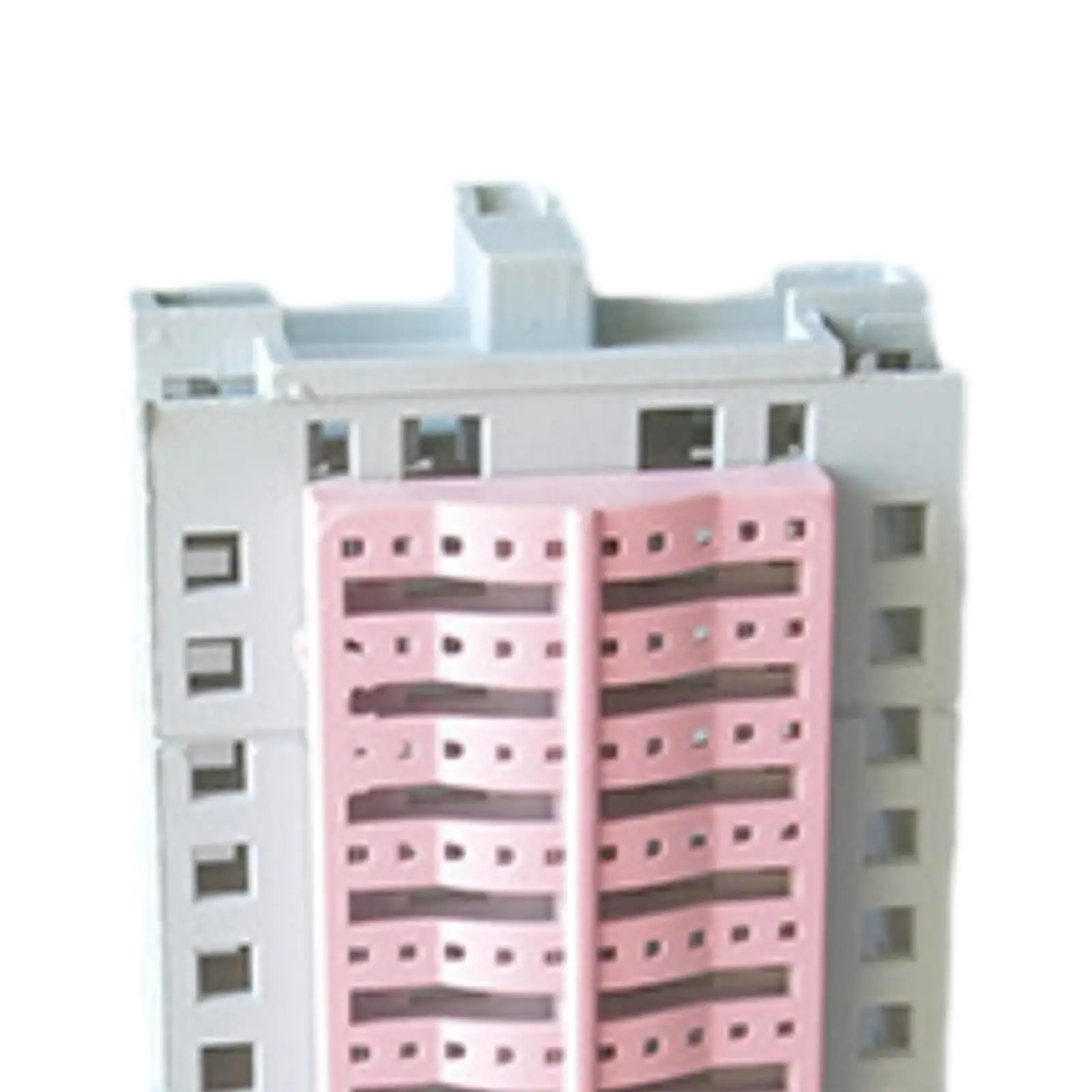 نموذج قطار مشهد العمارة Diorama تخطيط ABS بناء عدة المدينة الحديثة مصغرة لتخطيط المناظر الطبيعية للسكك الحديدية