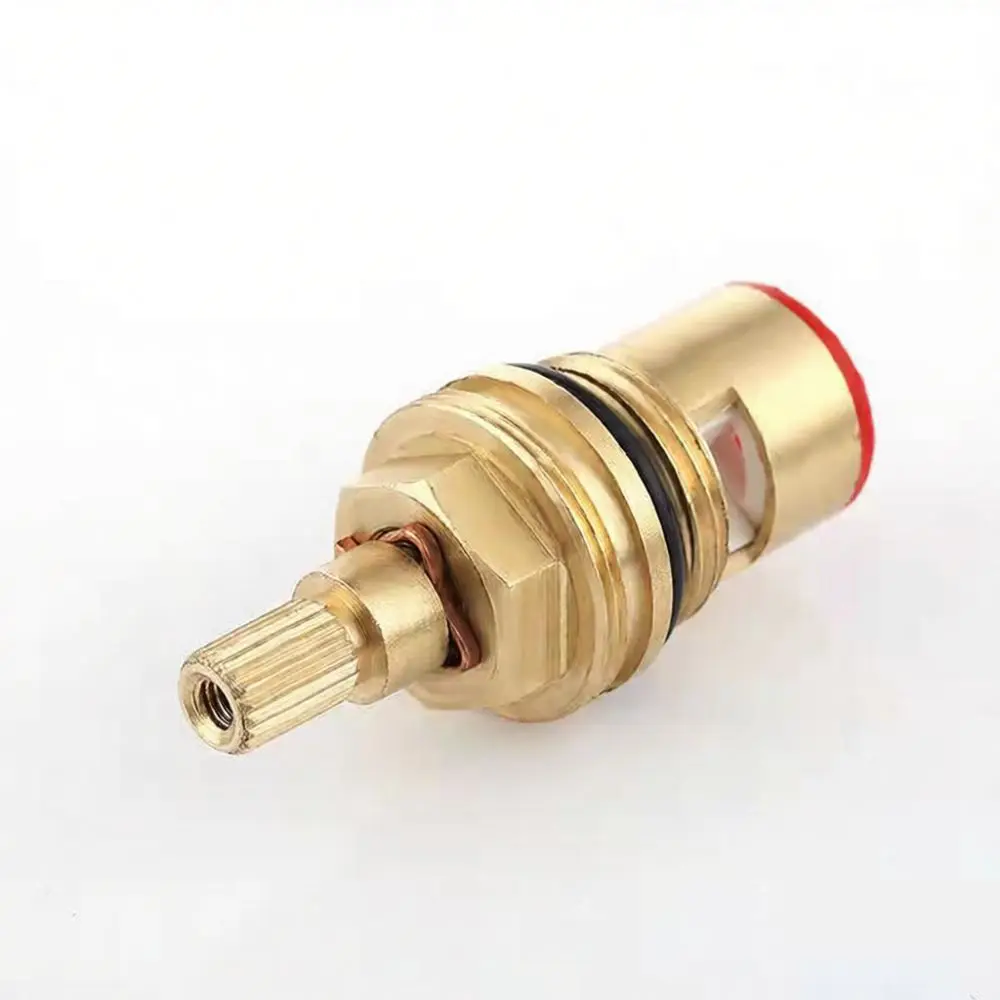 Durable Brass Ceramic Valve Replacement For Water Tap Quick Open Mechanism Plumbing Repair Accessory Sink Core