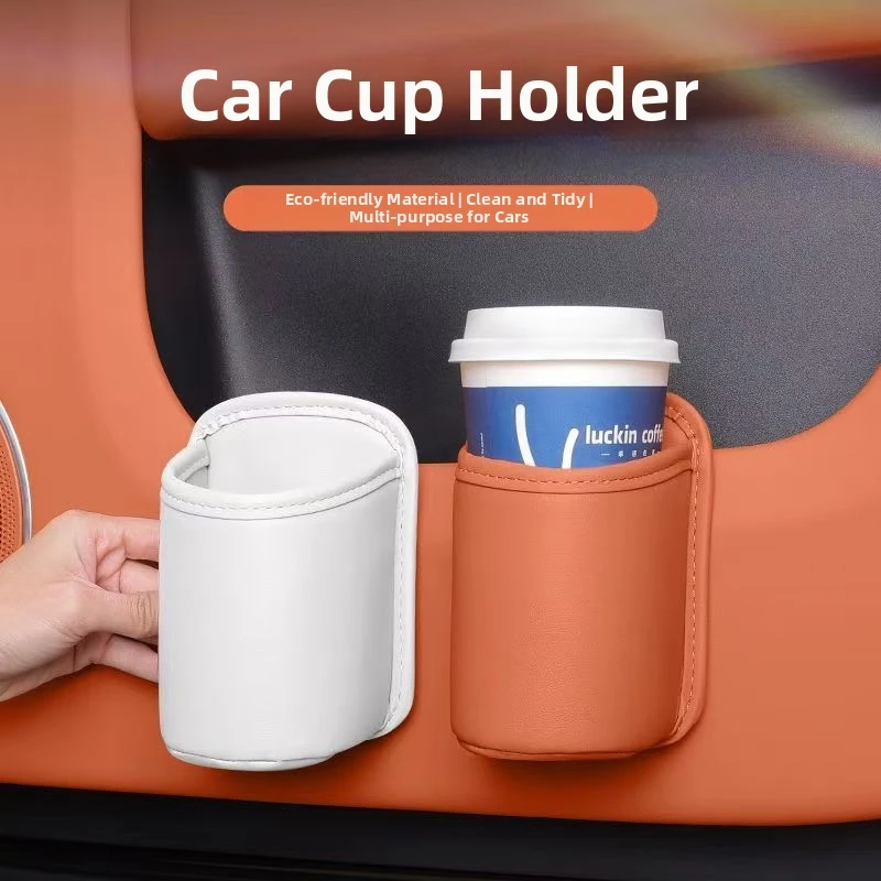 Universal Car Door Cup Holder Box Back Clip Design Drink Rack Storage Bin Car Seat Back Water Cup Box Organizer Pocket