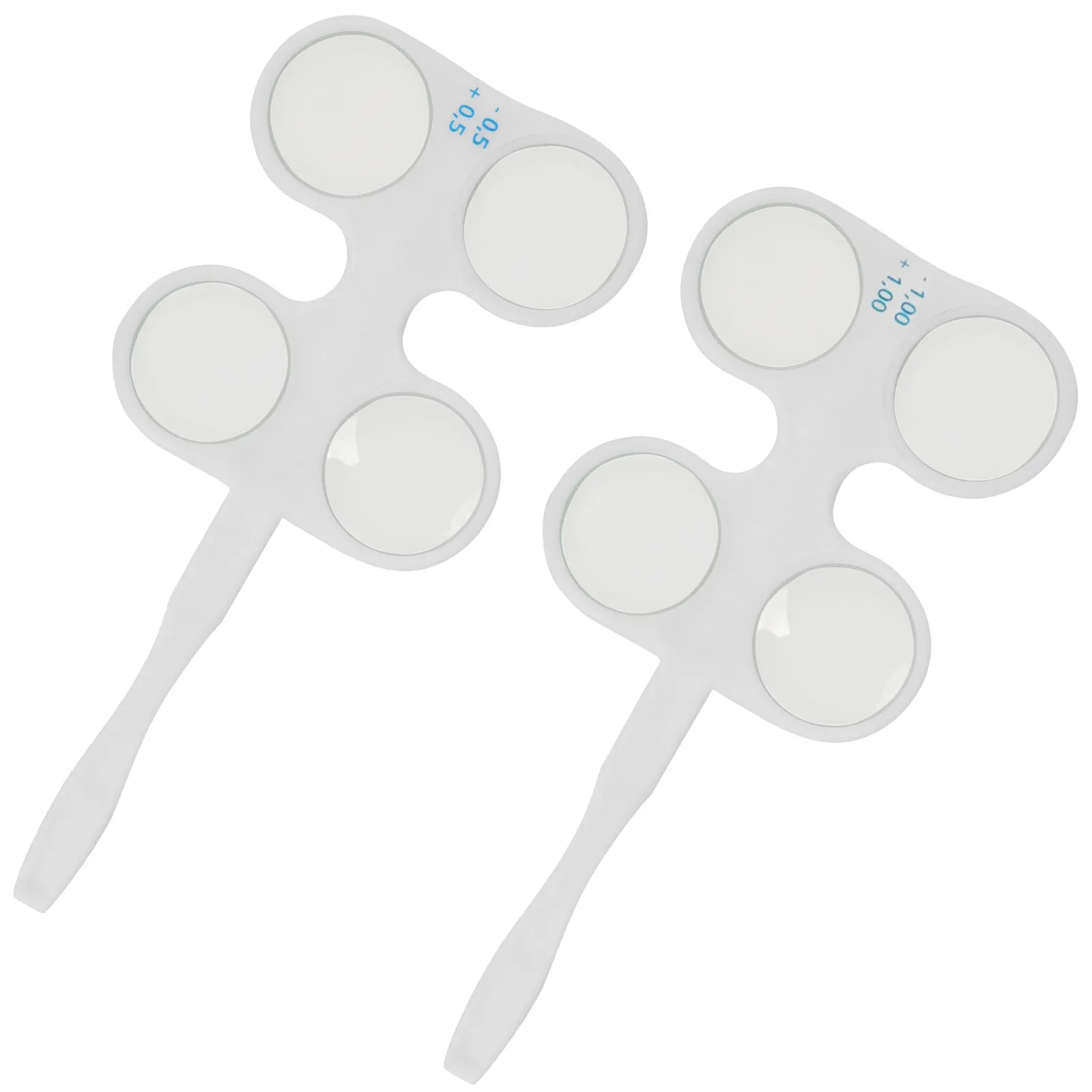 2Pcs Eye Optometry Flipper Vision Training Tool Double Sided Optical Flip Therapy Eye Exercise and Coordination