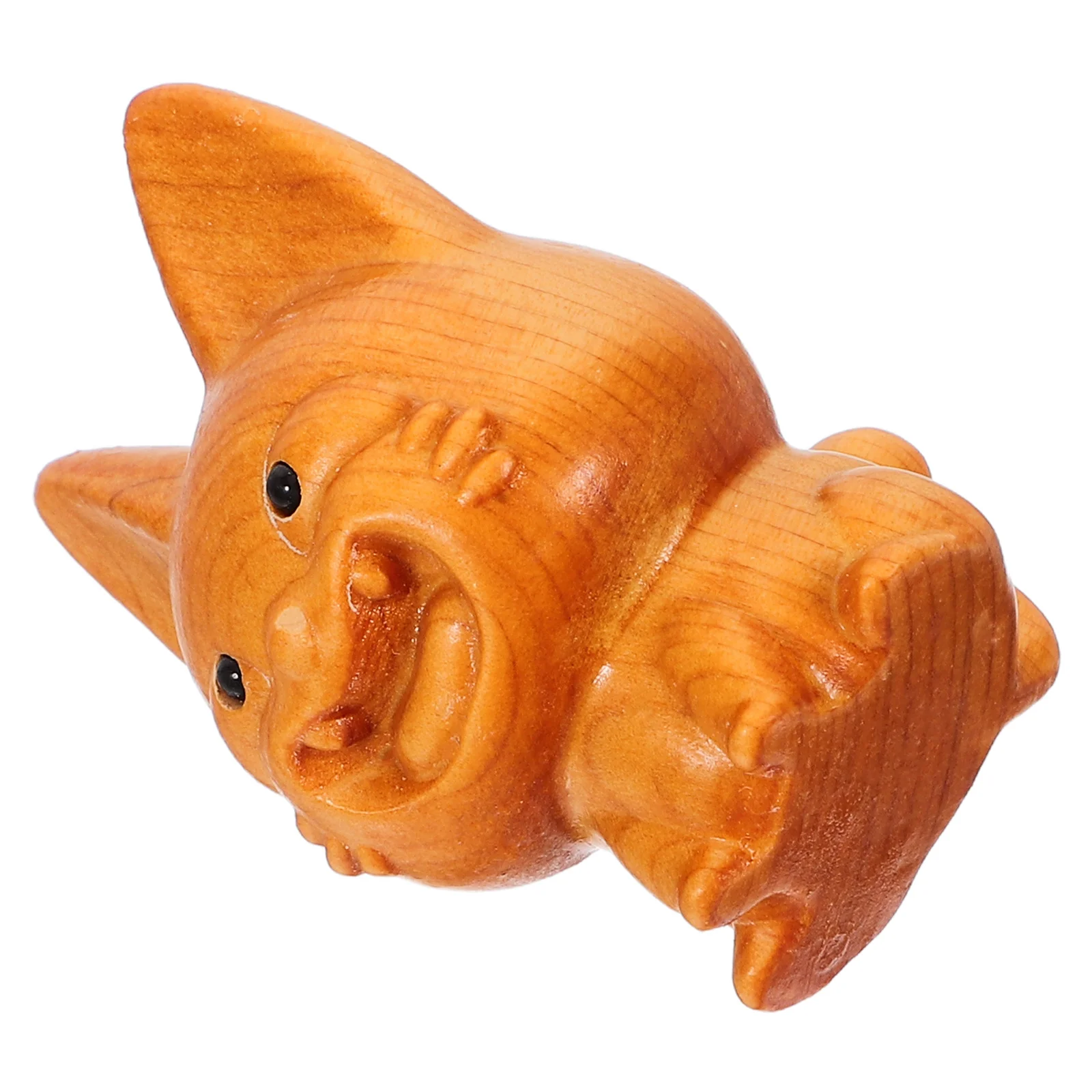 

Wooden Alpaca Statue Carved from Cliff Cypress Wood Elegant Home Desktop Decoration Living Room Ornament Unique Animal Sculpture