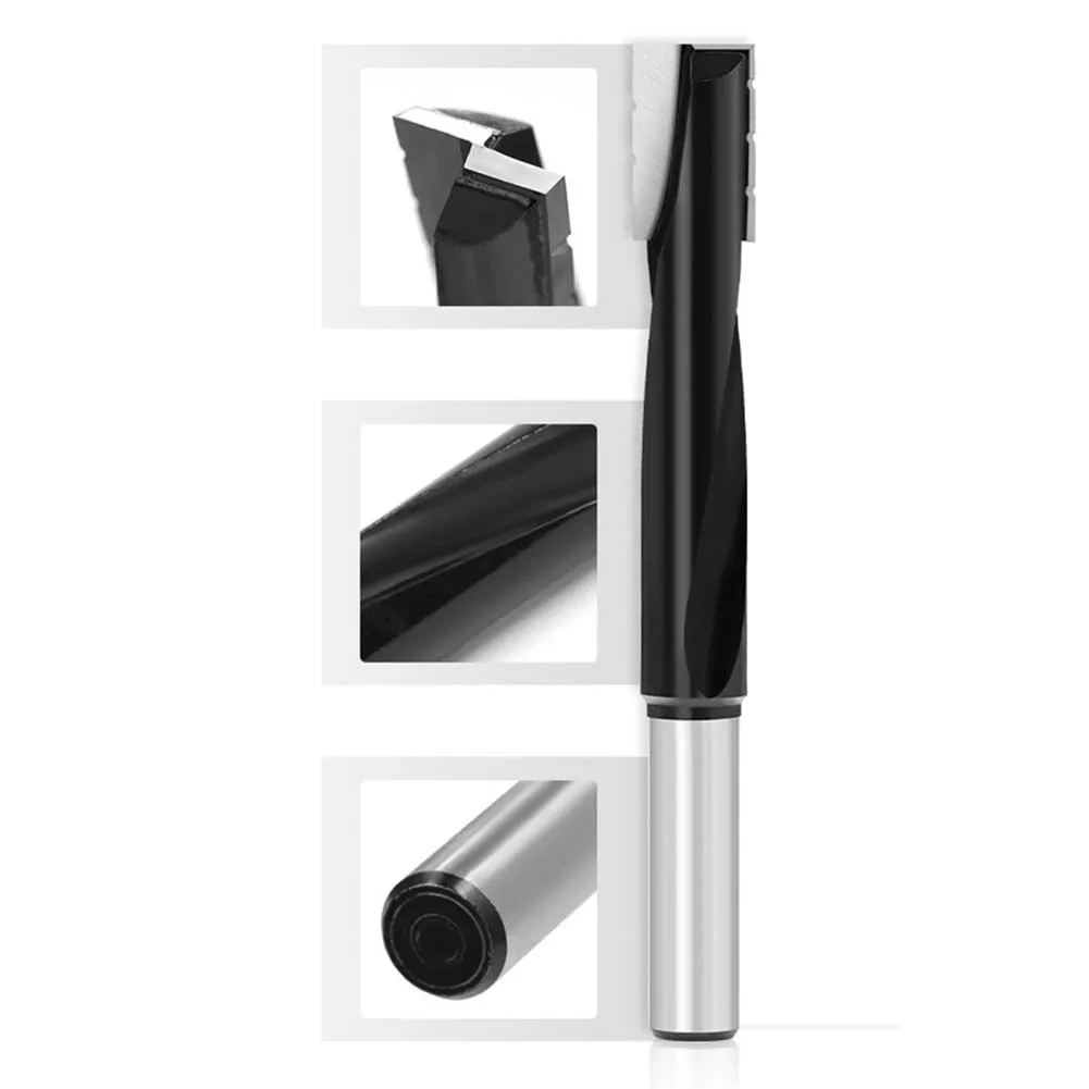 

1pc 12mm Shank, Extended Clean Bottom Keyhole Router Bit For Engraving Machines. Suitable For Hardwood, Plastic, And Stone.