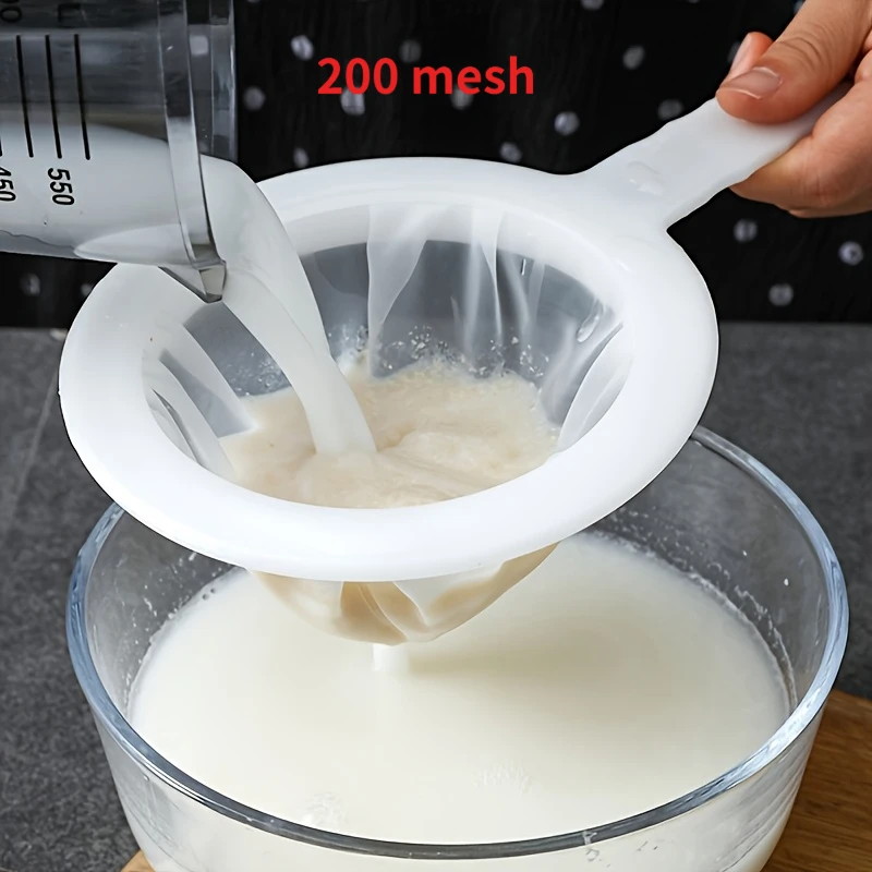 

200 mesh fine mesh filter, can hang filter screen leakage, suitable for home brewing, high-end kitchen sieve filter,