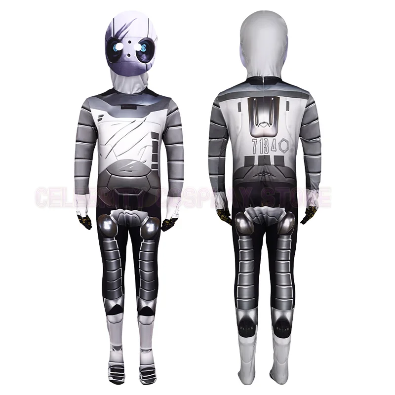 The Wild Robot Cosplay Costume Kids Adult Unisex Coat Jumpsuit Uniform Bodysuit Halloween Carnival Outfits New 2025