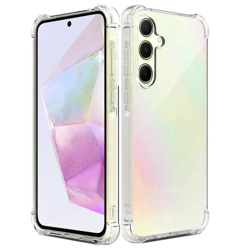 Shockproof Phone Case For Samsung Galaxy A06 A16 A26 A36 A56 A14 A24 A34 A54 A05 A15 A25 A35 A55 Soft Clear Silicone Back Cover