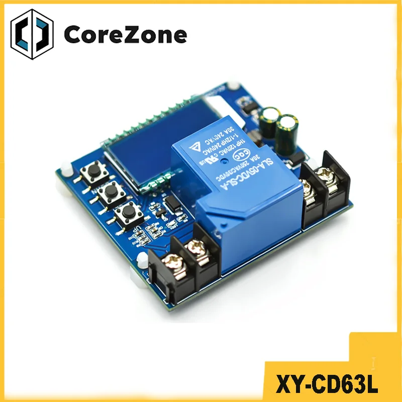 XY-CD63L digital display 6V-60V 30A battery battery charging control module full power off DC voltage protector