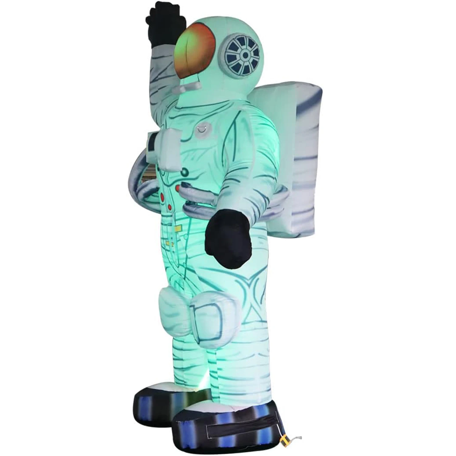 Giant Standing Inflatable Astronaut Spaceman With LED Light Cartoon Spaceman Event Stage Decor Advertising Props