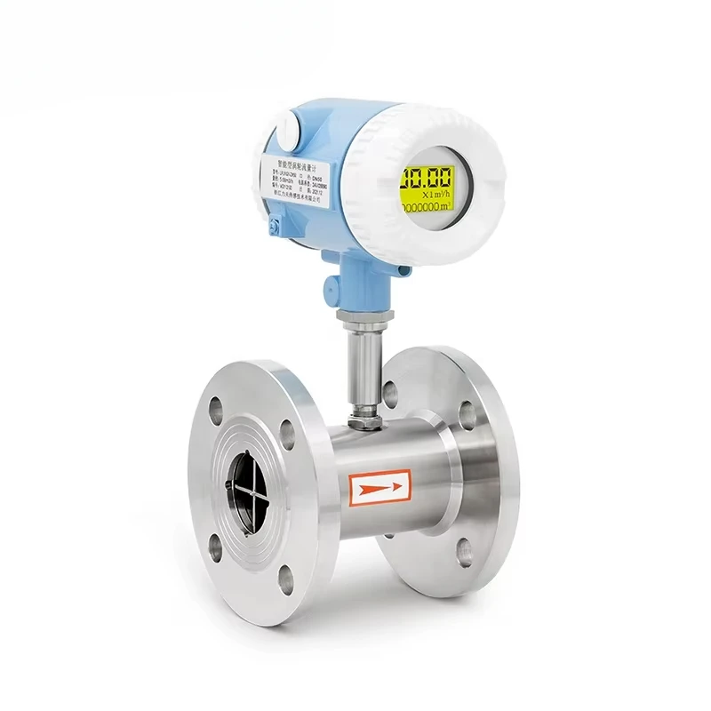 LEFOO Turbine dn300 water Flowmeter Industrial Usage High Accuracy Turbine Flow Meter with digital lcd display