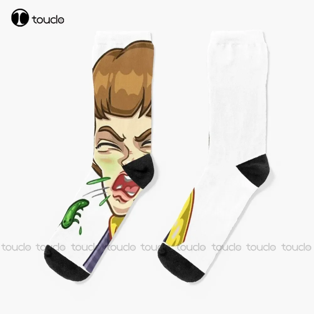 Strange-Things Socks Soccer Socks Men Funny Art Streetwear Colorful Cartoon Socks Christmas New Year Gift Custom Gift Cartoon