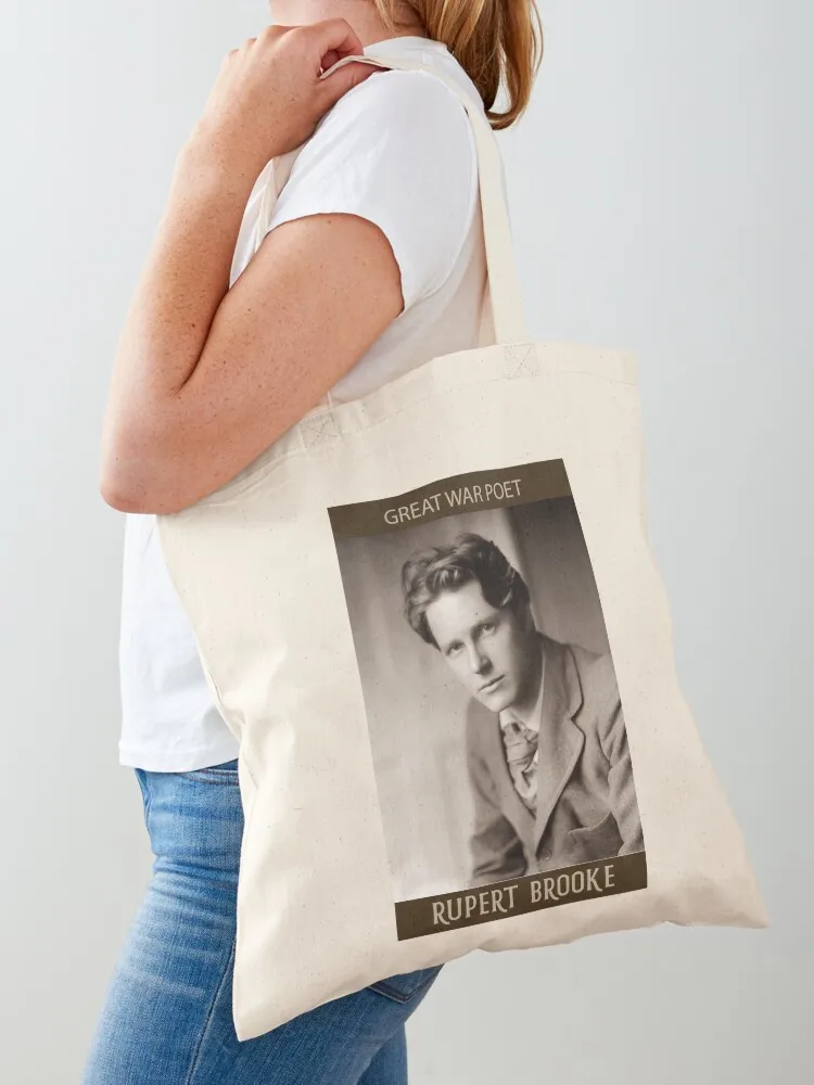

Rupert Brooke Tote Bag shopper bag women canvas shopper bag women personalized tote large size bags