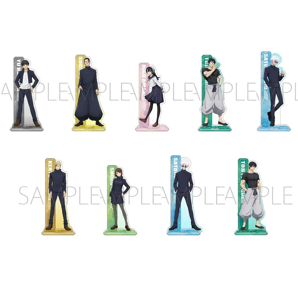 

Anime 2 Acrylic Stand Doll Geto Suguru Gojo Satoru Yu Haibara Riko Figure Model Plate Cosplay Toy For Gift