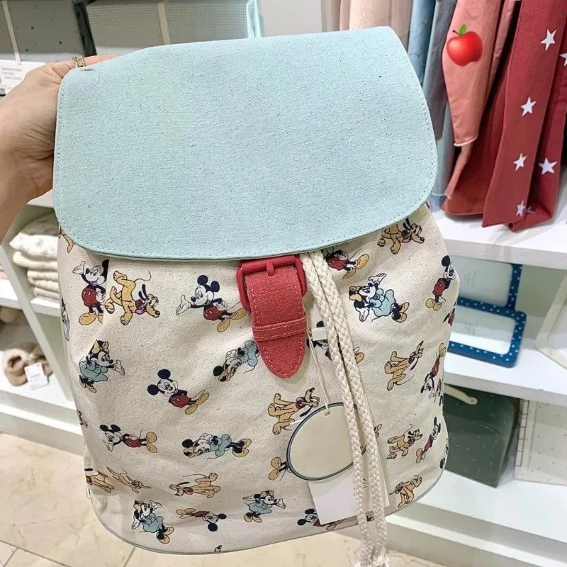 ديزني 2026 ميكي ماوس الكورية نمط الرباط جيب خفيفة الوزن الكرتون لطيف حقيبة مدرسية المدرسة الابتدائية حقيبة ظهر الطالب #4