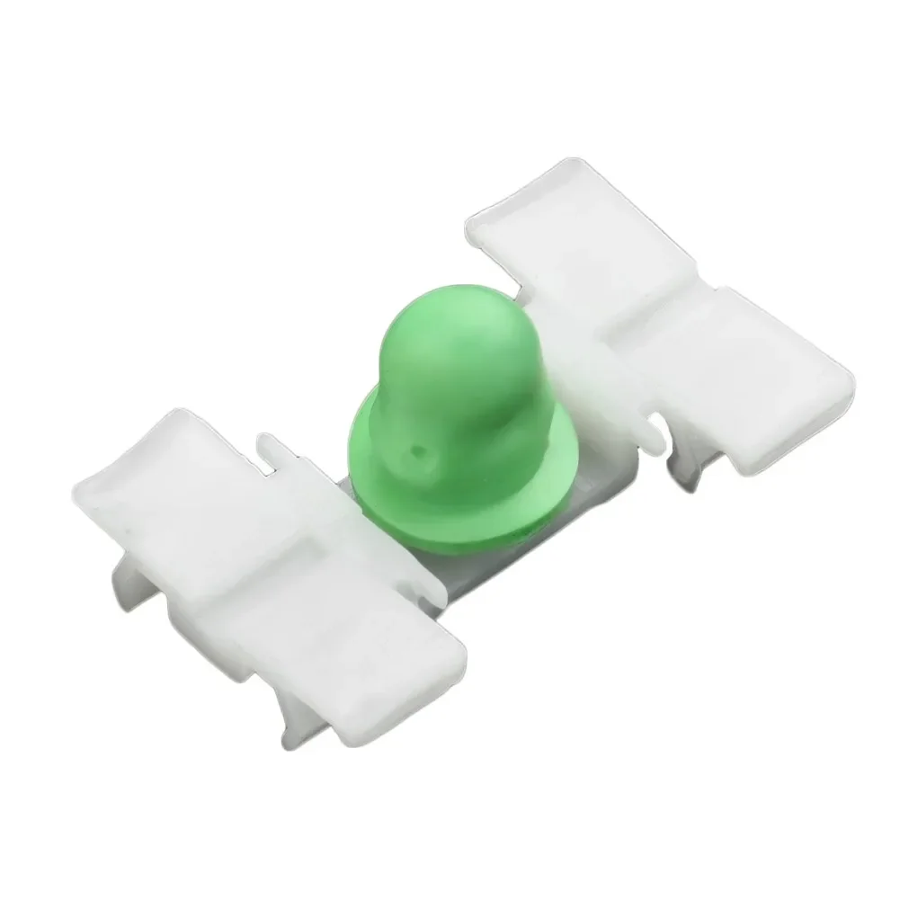 Decorative Strip Door Clips Push Pin 31*20mm White+Green Plastic 20pcs Strip Push pin Rivet Side Bump E36 E46 323 325 328 330