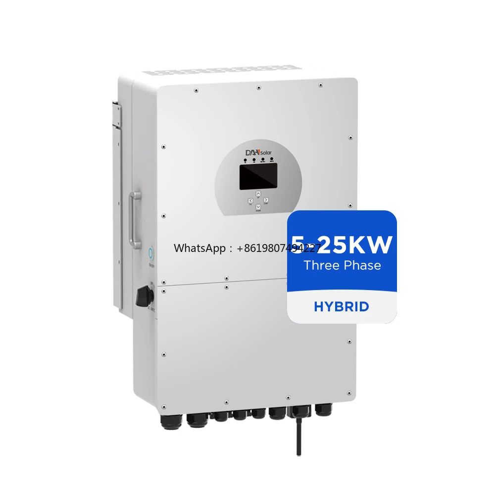 Deye 5KW 8KW 12KW 10KW Hybrid Solar Inverter 230V/400V On/Off Grid Pure Sine Wave Hybrid Solar Inverter