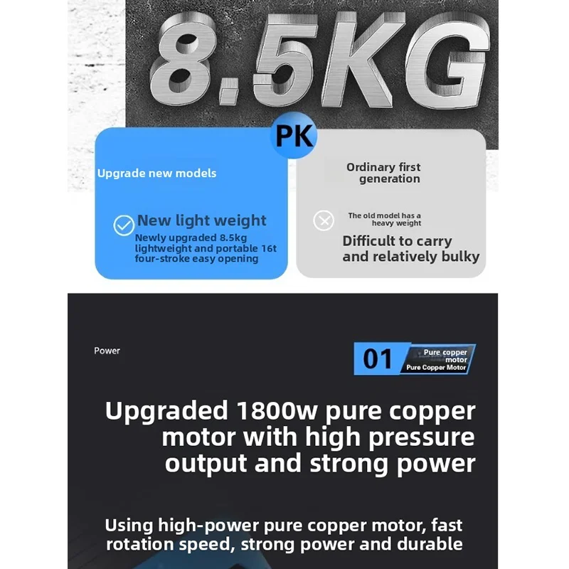 เครื่องเจาะเหล็กไฟฟ้าไฮดรอลิก เครื่องเจาะเหล็กฉาก เหล็กช่อง เหล็กสแตนเลส เครื่องเจาะเหล็กฉากขนาดเล็กแบบพกพา