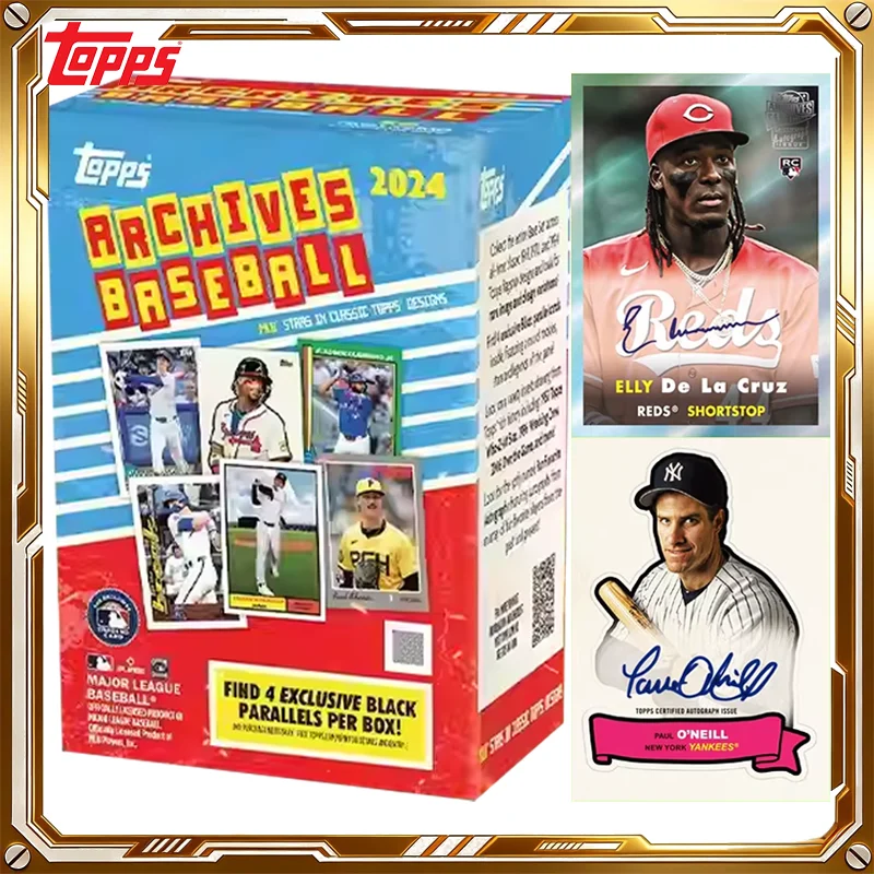 

Набор загадочных коллекционных карточек Topps Archives 2024: Оригинальные игровые карточки, игрушки, подарки на праздники и дни рождения для мальчиков и девочек