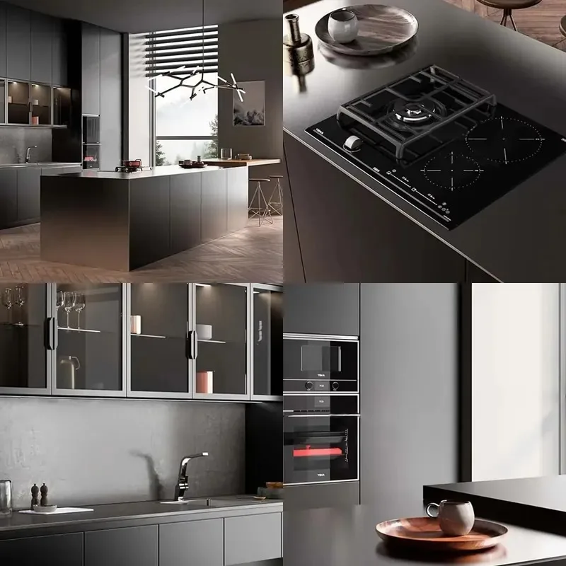 Commercial Grade Rust Proof Easy to Clean Customizable Size Layout Factory Direct Sales High Quality Stainless Steel Kitchen