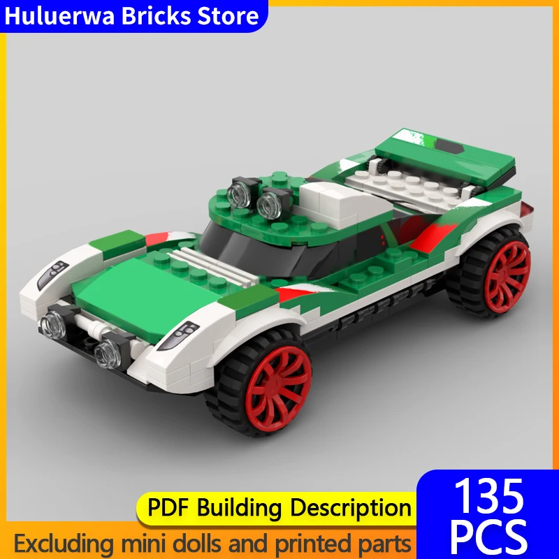 

Speed Racing Car Model MOC Building Bricks Rally Racing Car Modular Technology Children Holiday Gifts Assemble Toys Suit