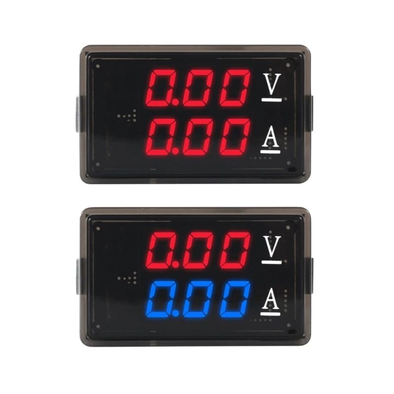 

DC100V 10A Voltmeter Ammeter LED Display Panel Current Guage Meter Current Tester Universal