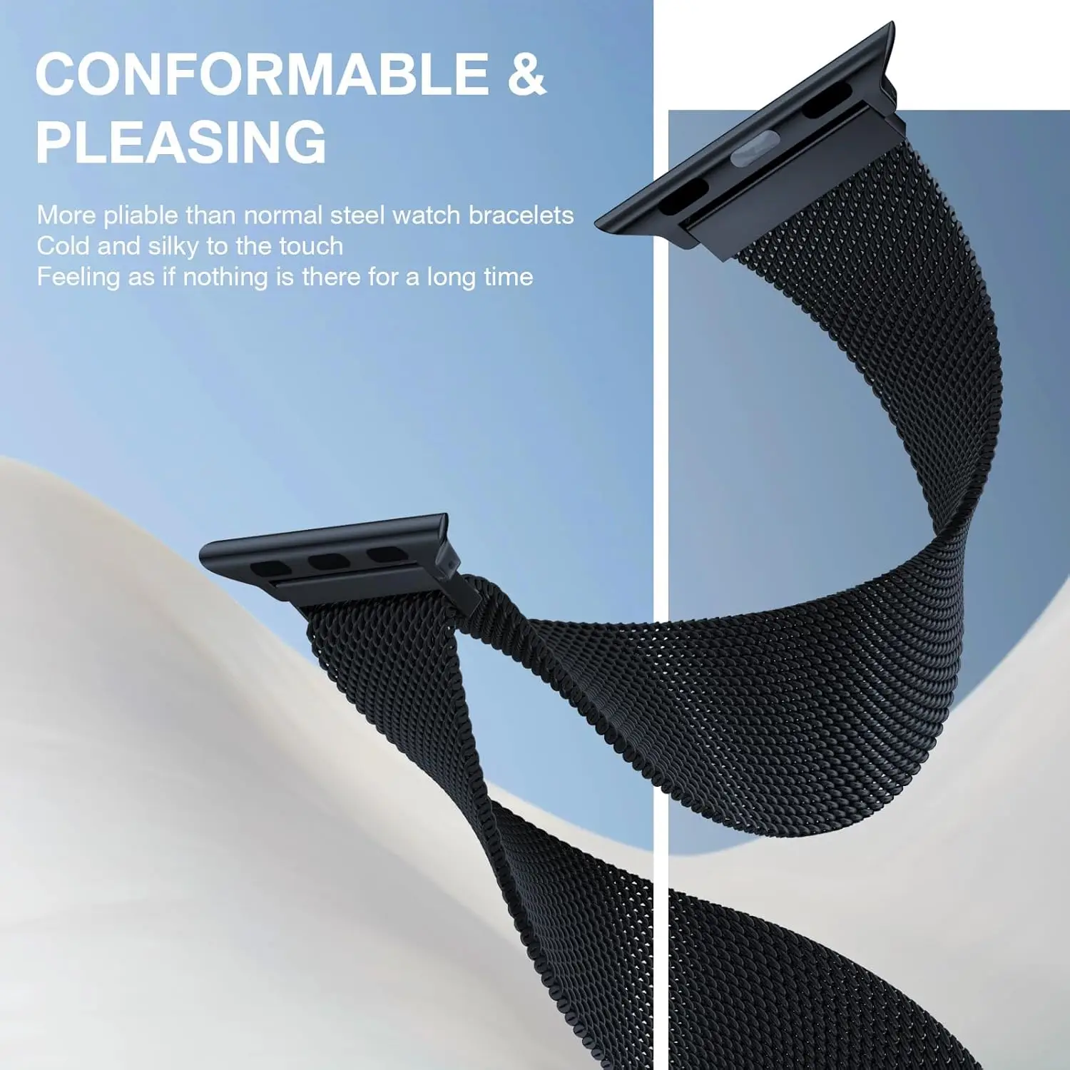 حلقة ميلانو لأشرطة ساعة أبل S10 46 مللي متر 44 مللي متر 40 مللي متر 45 مللي متر 41 مللي متر 42 مللي متر 38 44 مللي متر الفرقة الترا 2 49 مللي متر iwatch سلسلة 9 8 7 6 SE 5 4 3