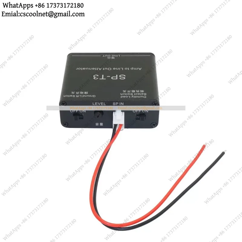 k06 Passive Speaker to Line Level Converter High to Low Output Adapter Impedance Matching Attenuator 1PC