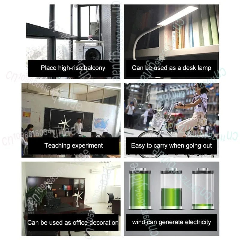 الجديد 5 شفرات توربينات الرياح الصغيرة نموذج ثلاث مراحل المغناطيس الدائم فرش العلوم والتعليم في الهواء الطلق طاحونة لتقوم بها بنفسك