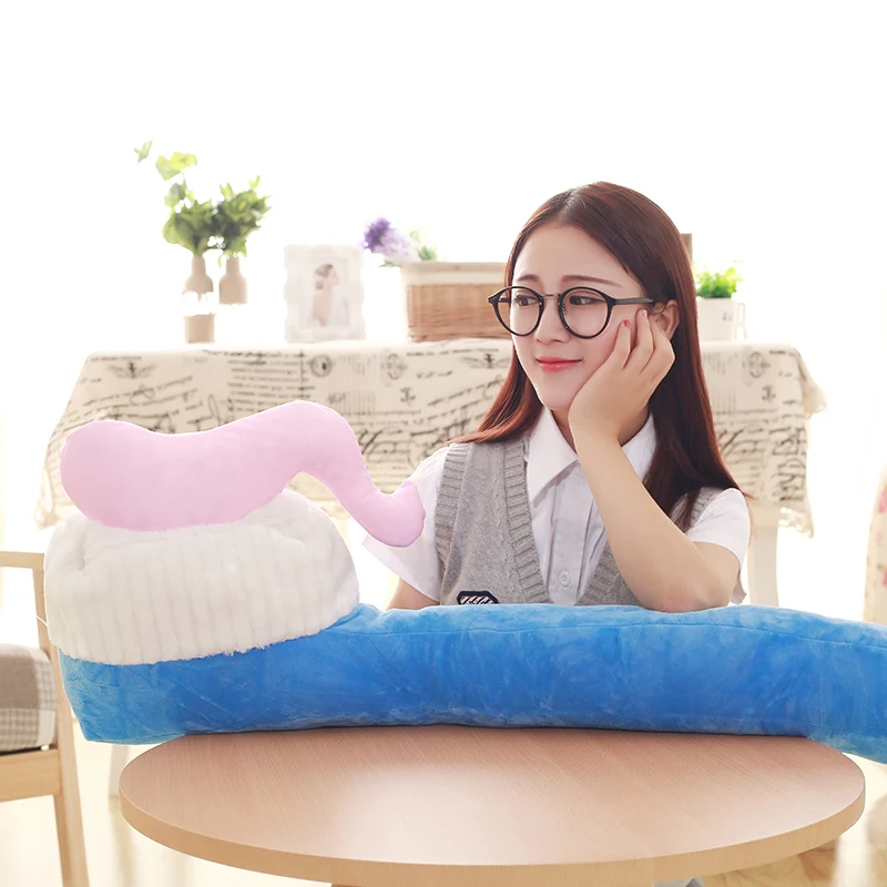 90cm Creative Color Simulation Toothbrush Pillow Large Stuffed Plush Toy Long Pillow Sofa Cushion Children's Christmas Gift