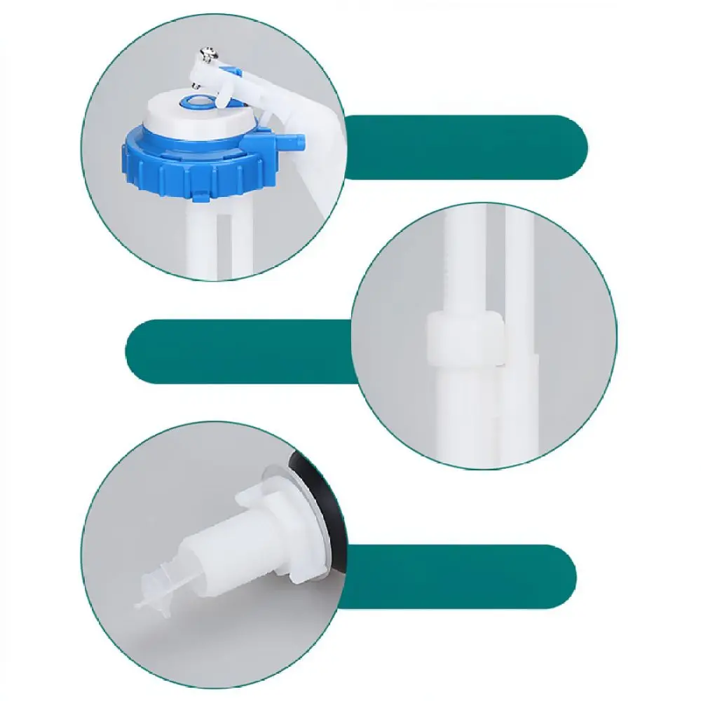 Universal Toilet Fill Valve Replacement Parts For American Style Split Toilets POM Material Water Tank Inlet Control