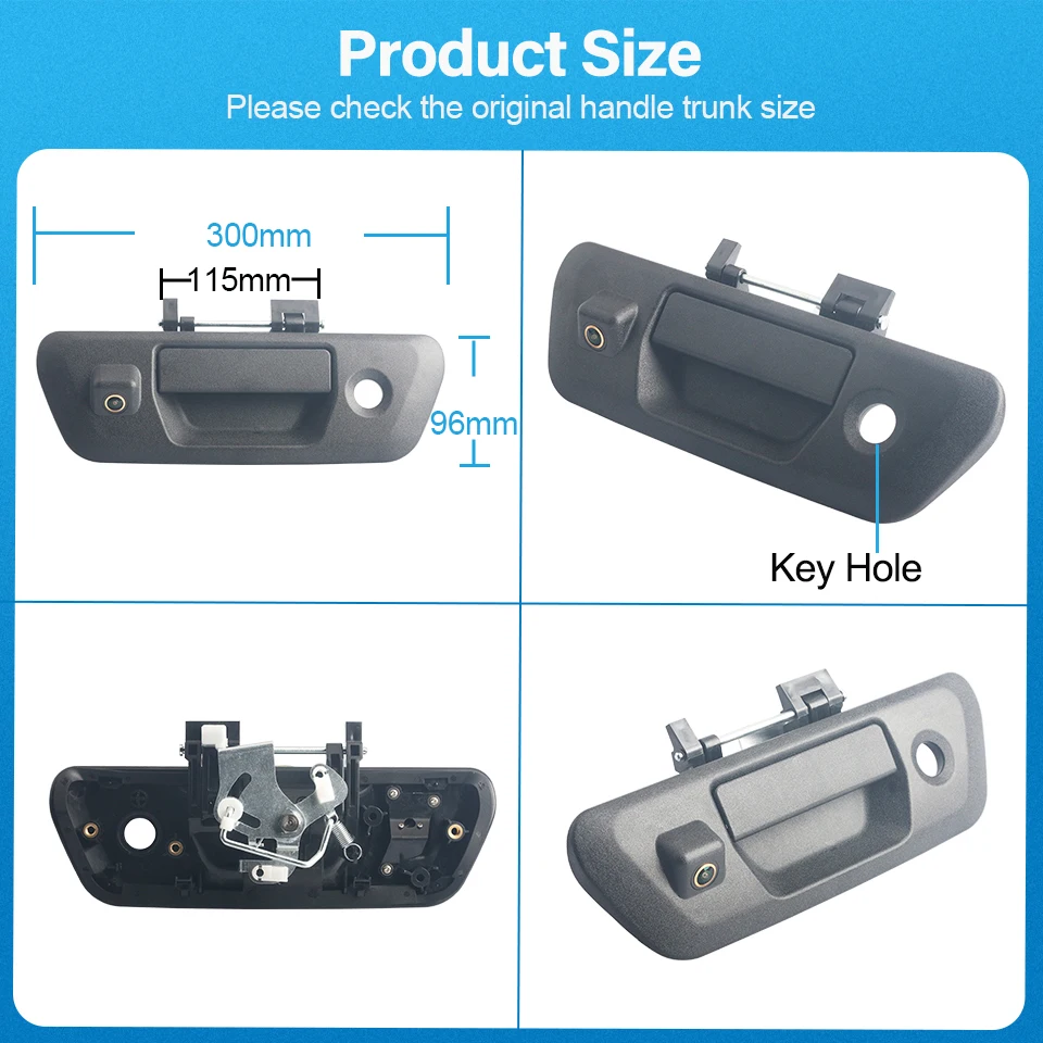 170° HD 1080P Rear View Camera For Nissan Navara D23 NP300 2015 2016 2017 2018 2019 2020 Pickup Truck Tailgate Handle