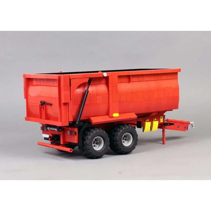 

New MOC-26566 Krampe 550 Dump Trailer 1:17 Scale Building Blocks 1349PCS Adult Birthday Gift Children Christmas Toy Gift