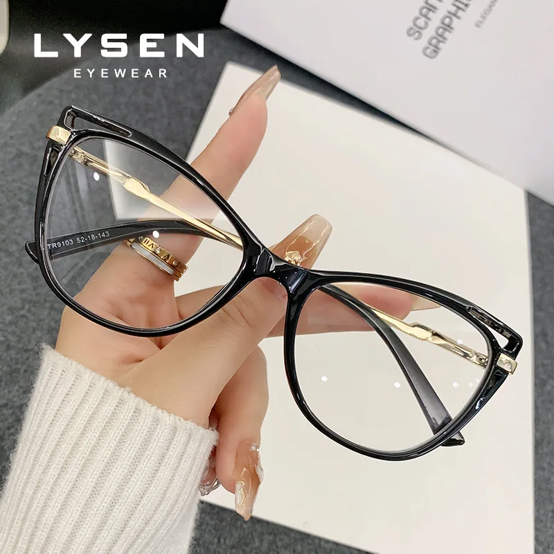 

LYSEN повседневная одежда в оправе-бабочке, многофункциональные оптические очки по рецепту для женщин, очки для чтения с защитой от синего света и близорукости