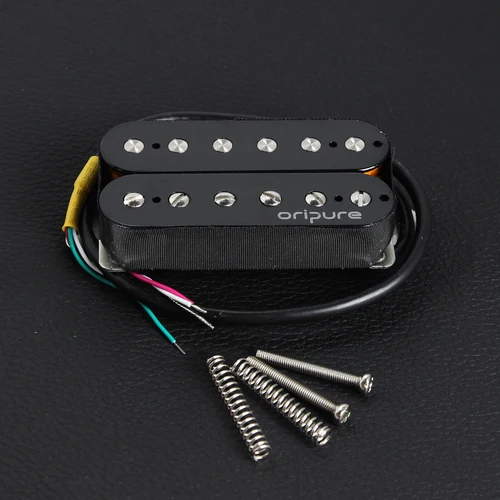 Imagen 2 del producto OriPure PHZ5 Alnico 5 Guitarra eléctrica Humbucker Pastilla Puente Alto Salida 16K Negro