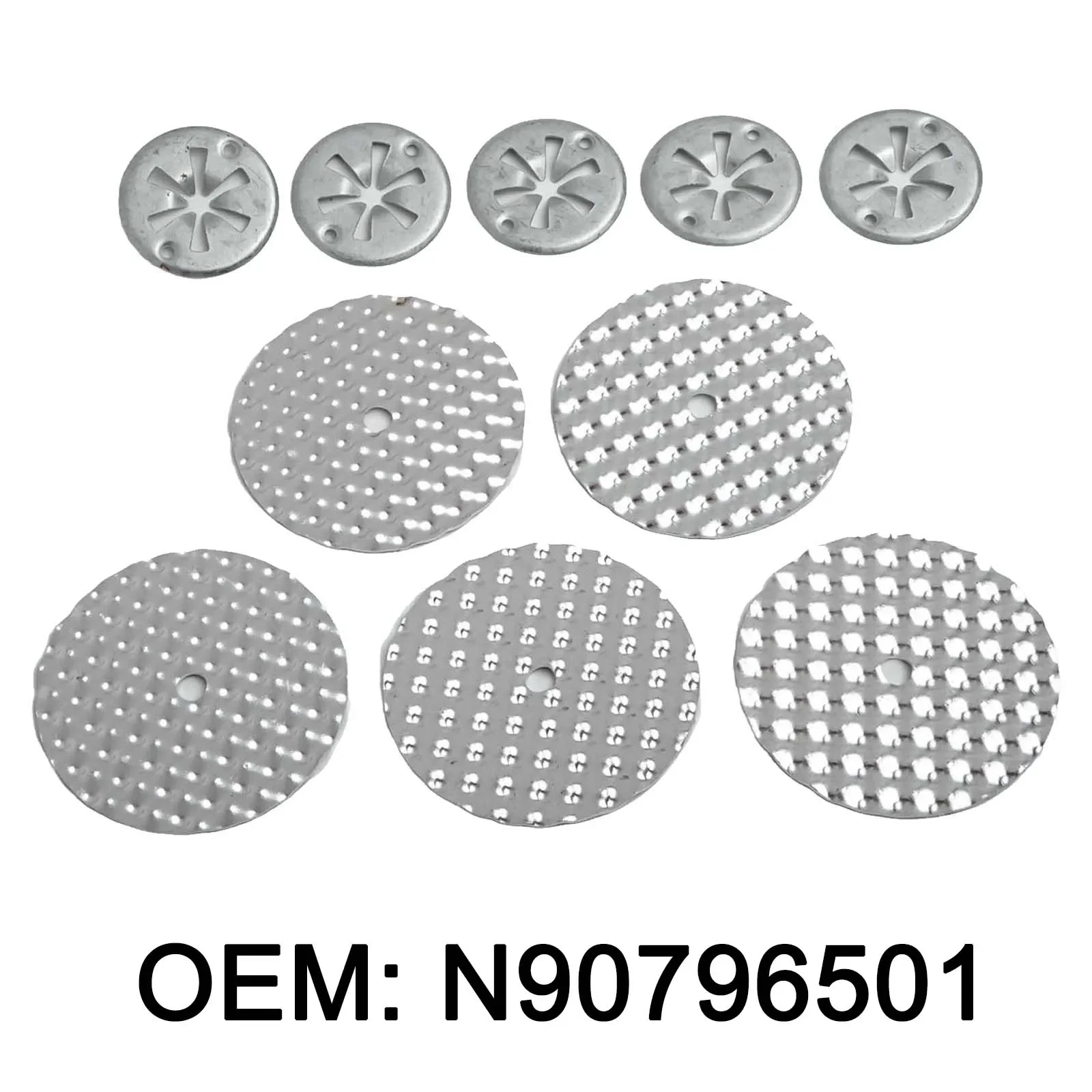 5Pcs Heat Shield Repair Kit N90796501 N90796502 Heat Protection PlateHeat Shield Heat Plate Shield Washer Attachment Repair Kit