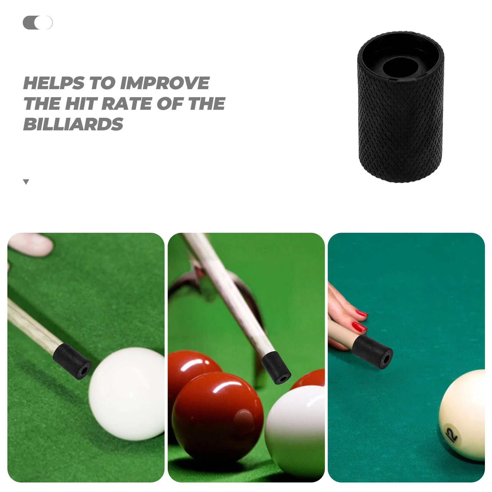 

Pool Cues Protector Tpu Material Replaceable Covers for Billiards Tips Shockproof Rubber Cover Good Workmanship