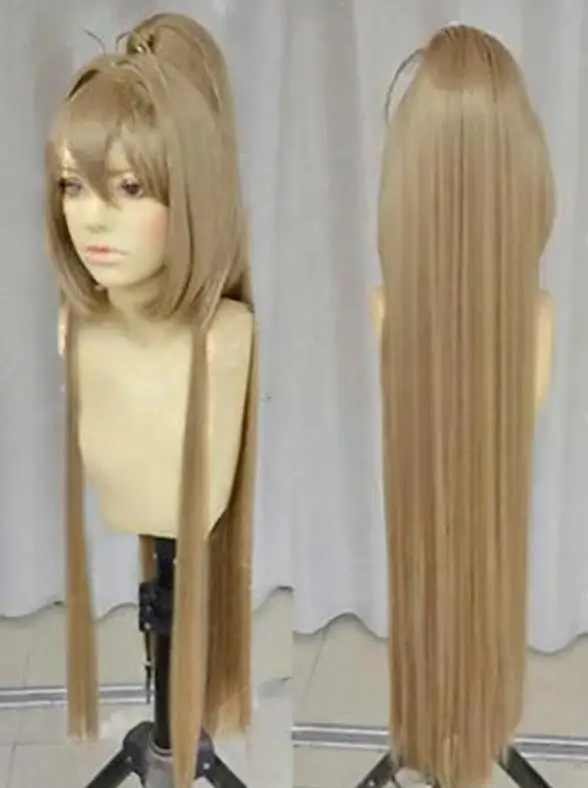 Harajuku Brilliant Park Sento Isuzu Flaxen 100cm Long Straight Cosplay Hair Wig