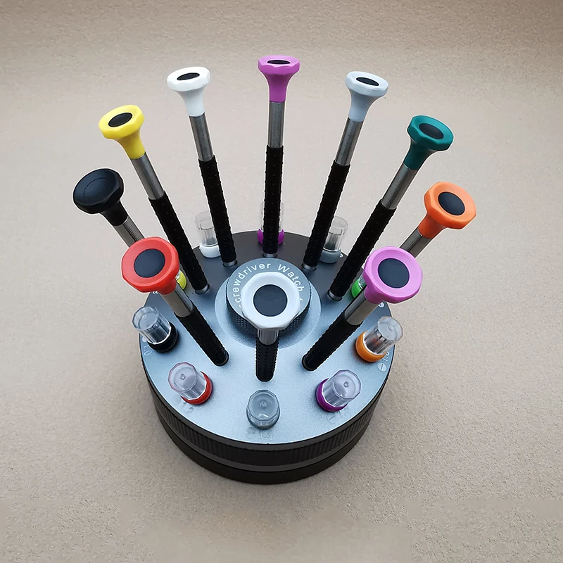 High Quality Steel Precision Screwdriver Set 10 PCS And With Spare Blades 20PCS For Watchmaker Tools Watch Glassas Repair Tools