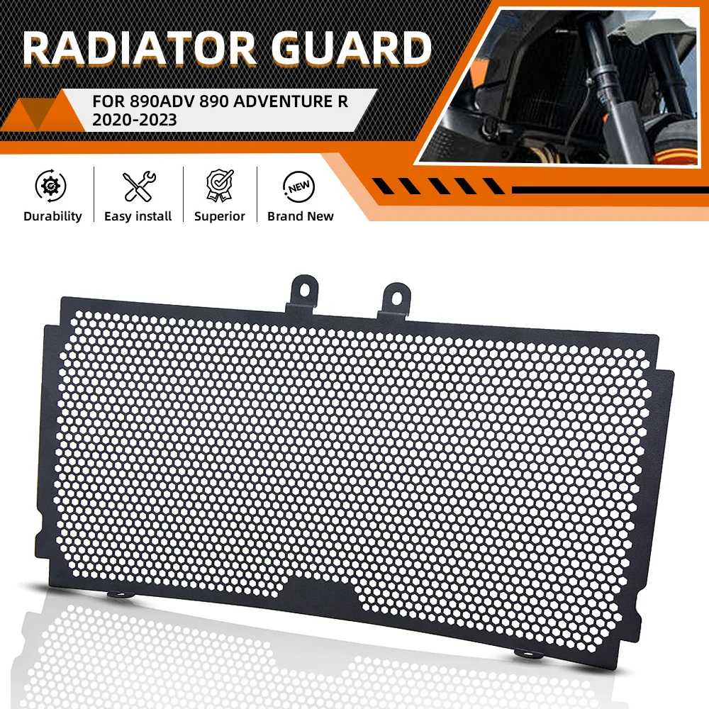 

Motorcycle Accessories Radiator Grille Guard Cover Oil Cooler Protector For 790 890 Adventure R S 890 SMT Husqvarna Norden 901