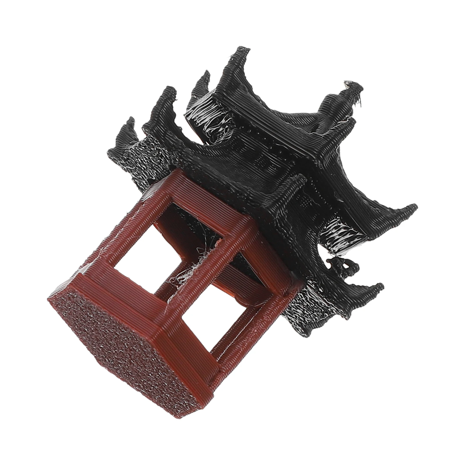 

Mini Pavilion Statue Bonsai L scaping Decor Fish Tank Garden nament Home Desktop Decoration Miniature Figurine L Sculpture