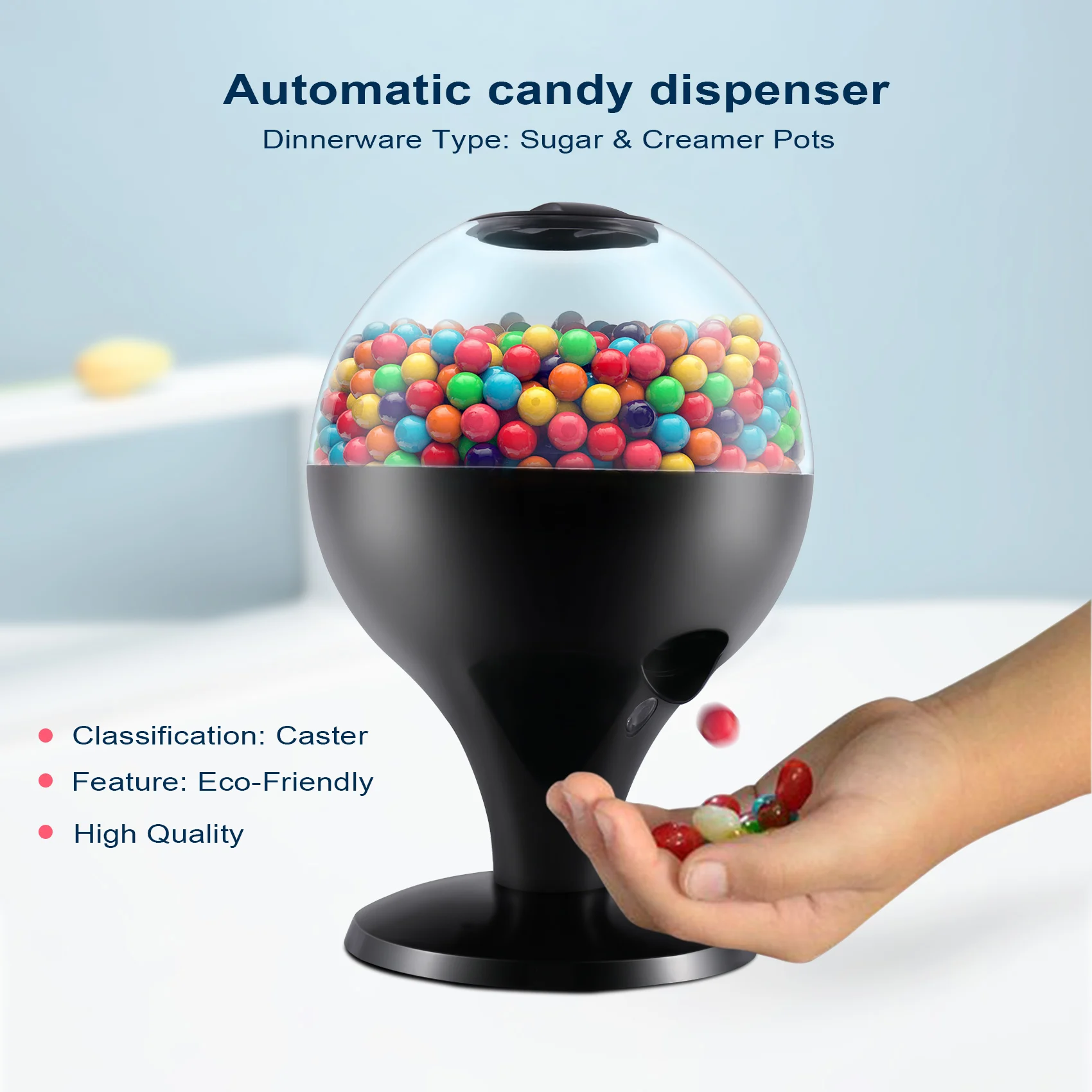A24P Hochzeit Süßigkeiten Spender Automatische Sensor ABS Vintage Gumball Mini Kaugummi Süßigkeiten Maschine, Kinder Schönes Geschenk