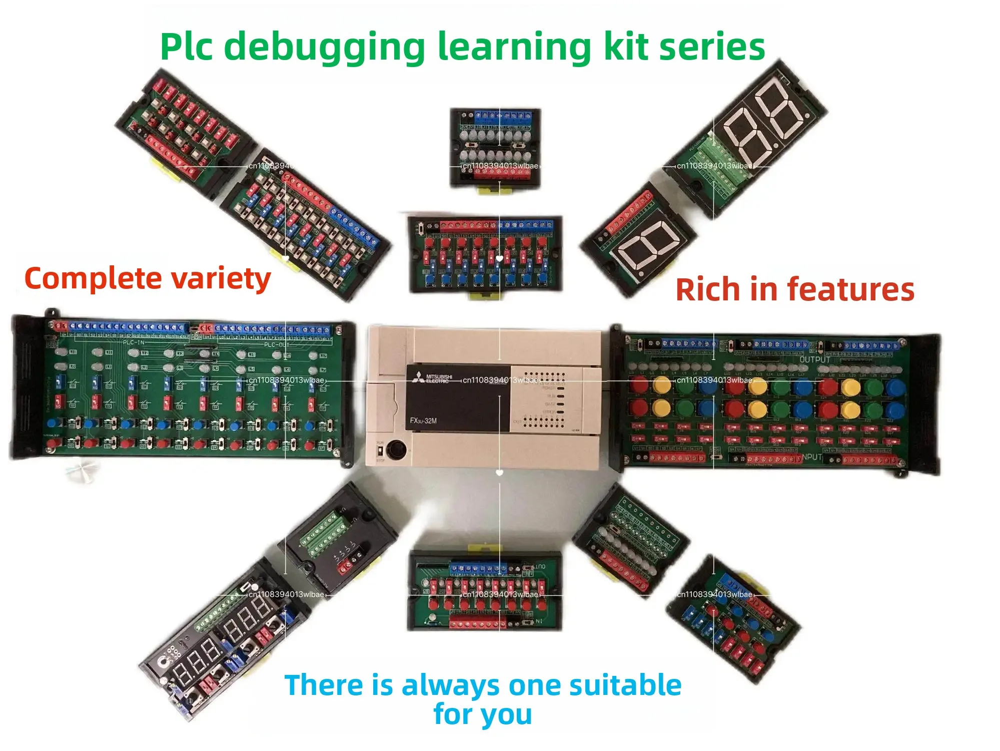 PLC debugging learning board/digital quantity/universal type