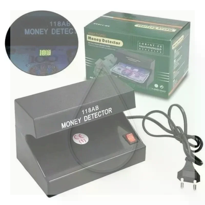 Ultraviolet Counterfeit Money Bill Counter Detector UV Light Practical Bill Currency Fake Money Checker EU/US/UK/Flat Plug 4W