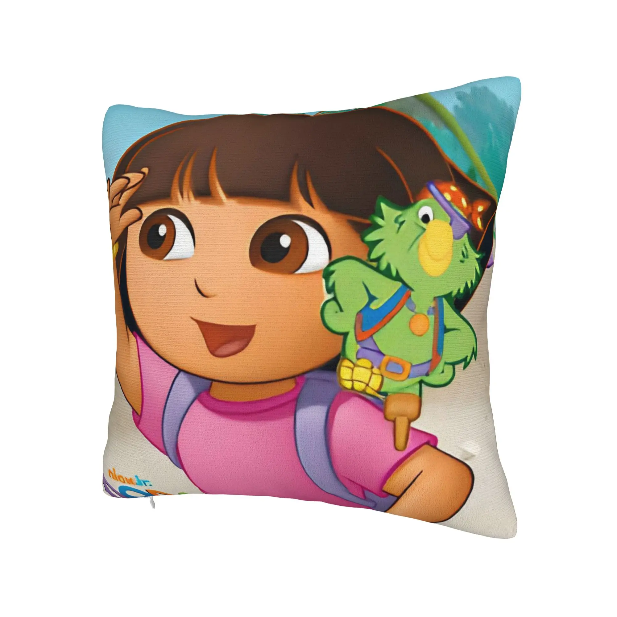 D-Doras The Explorers Pillowcase Accessories Printed Cushion Cover Gift  Pillow Case Cover Home Multi Size