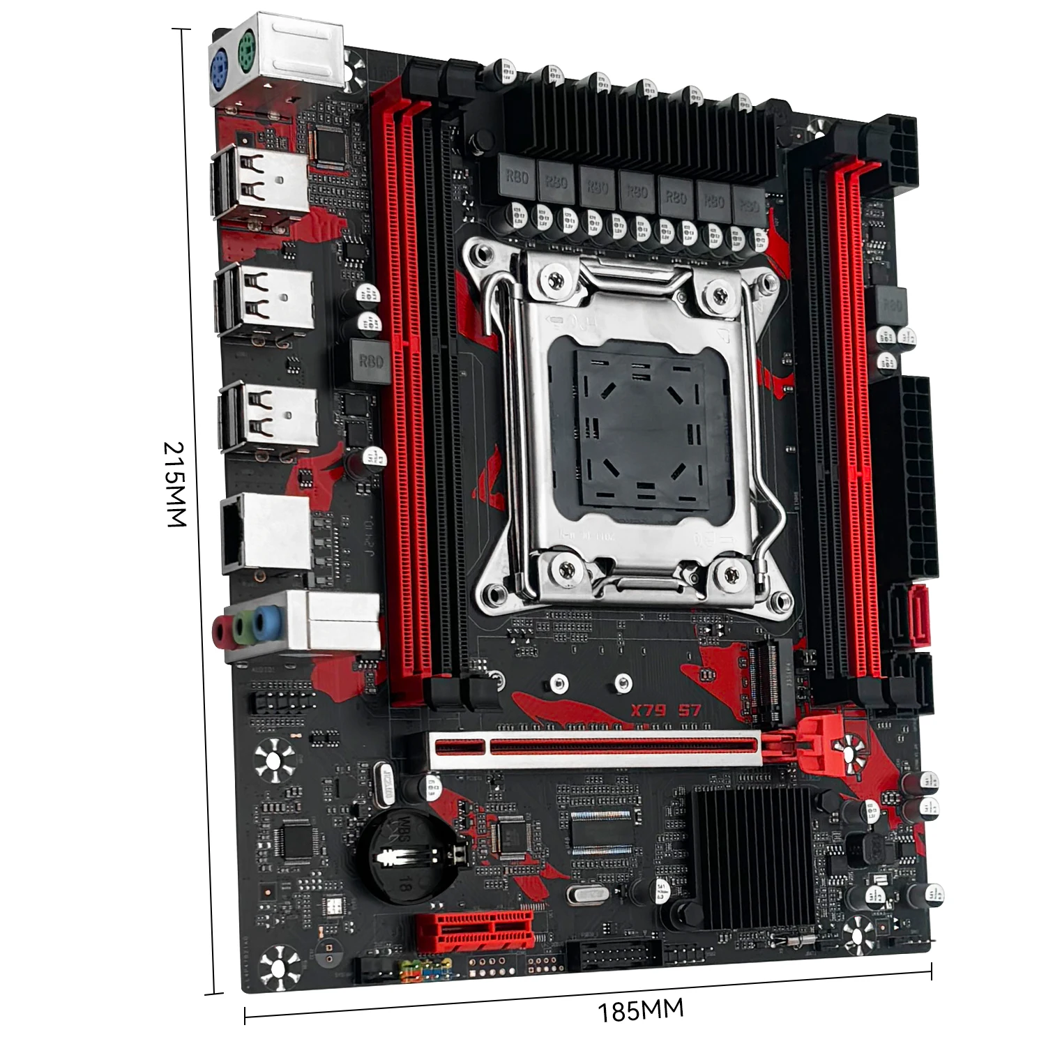 MACHINIST X79 S7 Motherboard Support Intel Xeon E5 v1&v2 LGA 2011 CPU Processor DDR3 REG ECC RAM Dual channel Mainboard