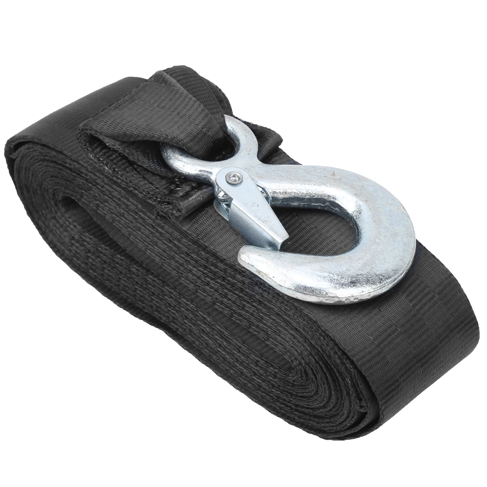 6m Lierriem 5cm Breedte Hoge Sterkte Polyester Trailerriem Marine Lier Wisseltape Zware Haak Veiligheidsgordel