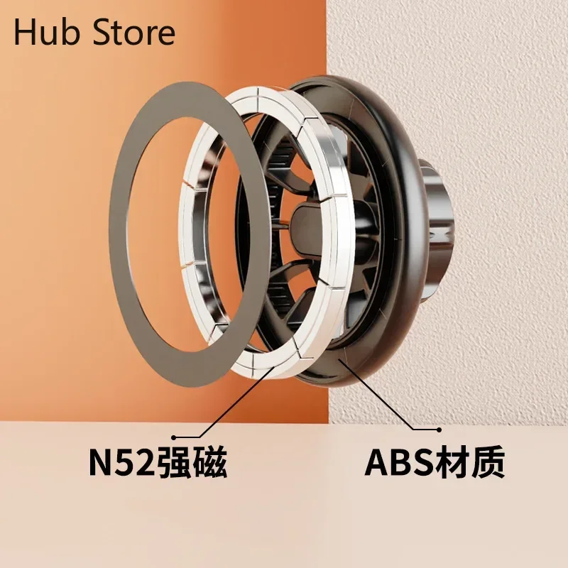 Magnetic Car Mount For Audi A3 2014-2020 Magnetic Phone Holder Car Air Vent Fit for IPhone 15 14 13 12 Series Magnetic Case