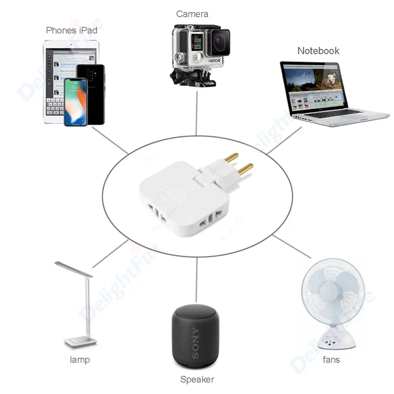 3 em 1 tomada de extensão da ue espanha coreia adaptador de viagem elétrica eua para ue adaptador de energia ac tomada conversor de energia