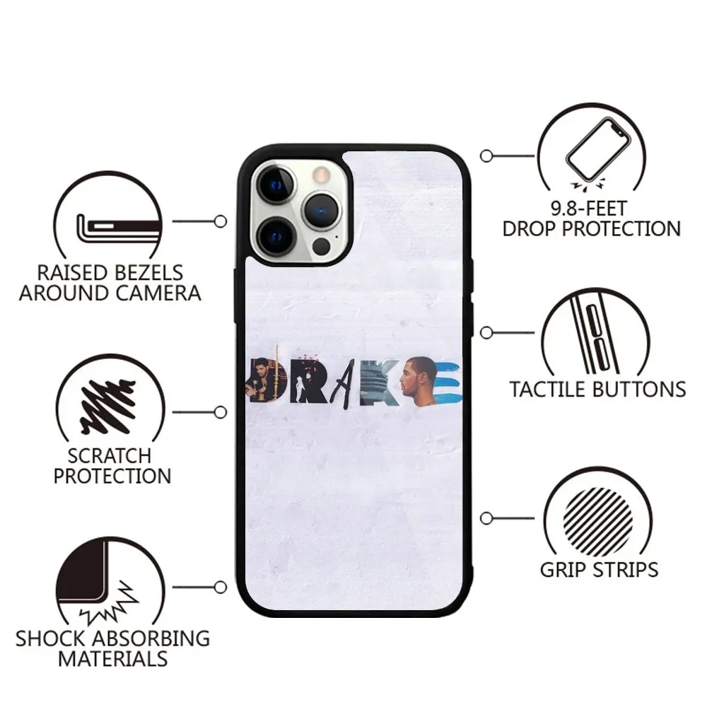 Rapper D-Drake  Phone Case Strong Magnetic For IPhone 15,14,13,Pro,Max,Plus,11,12,Mini For Magsafe Wireless Charging