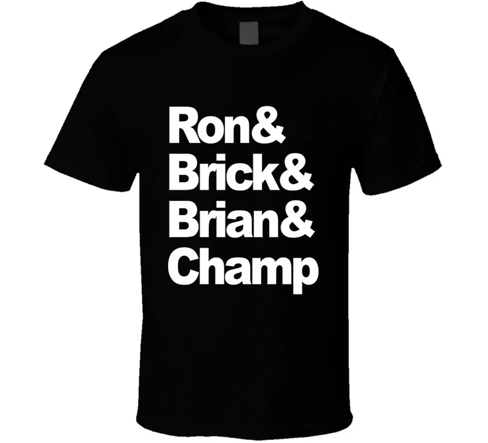Ron & Brick & Brian & Champ The Legend Of Ron Burgundy Movie Fan T S